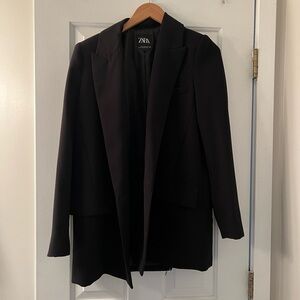 Zara Oversized Black Blazer